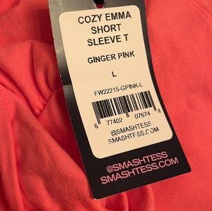 Cozy emma short sleeve pink -Smash and tess